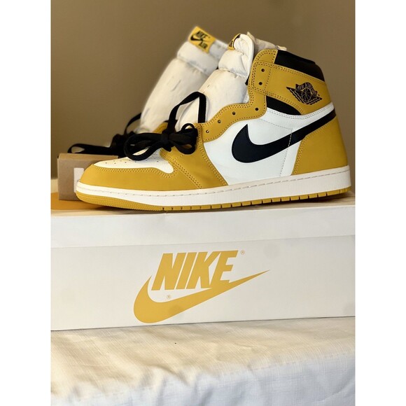 Nike Air Jordan 1 Retro High OG Yellow Ochre (Men\'s) DZ5485-701 Size 15 NEW main image 10